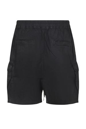 Black cotton cargo shorts RICK OWENS DRKSHDW | DU01F4369DBK09